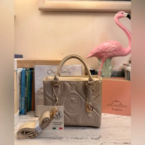 Valentino Orlandi Clutch or Crossbody Quilted Bag Retail $299 - Picture 2 of 12